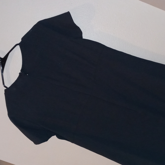 Vintage 90s Y2K Gap Black Shift Trapeze Dress Small - Picture 3 of 3